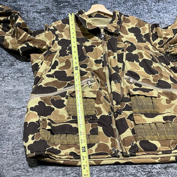 Vintage 90s Columbia Duck Camo Bomber Jacket Mens Large Full Zip Outdoor - Picture 14 of 15